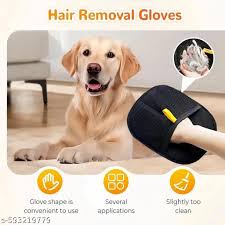Pet Hair Remover Glove for Clothes, Bedsheets & Furniture