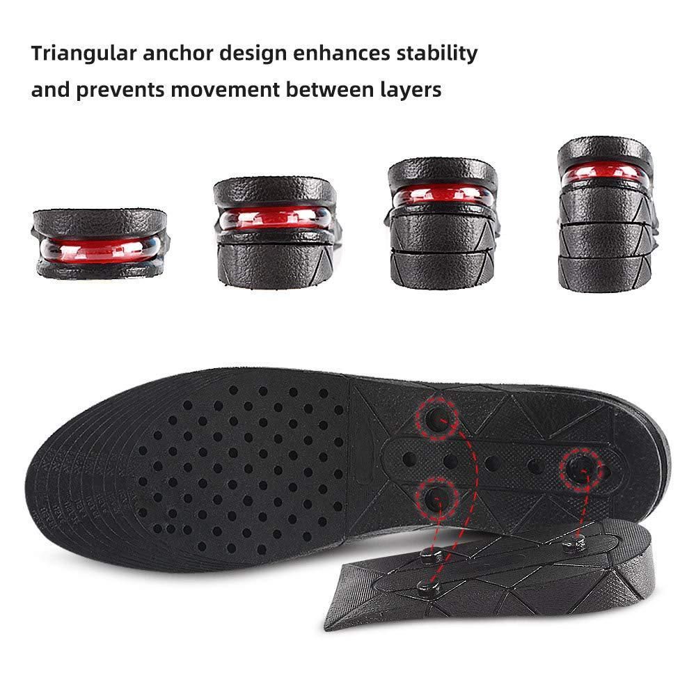 4-Layer Adjustable Height Increasing Insoles – Comfortable & Durable