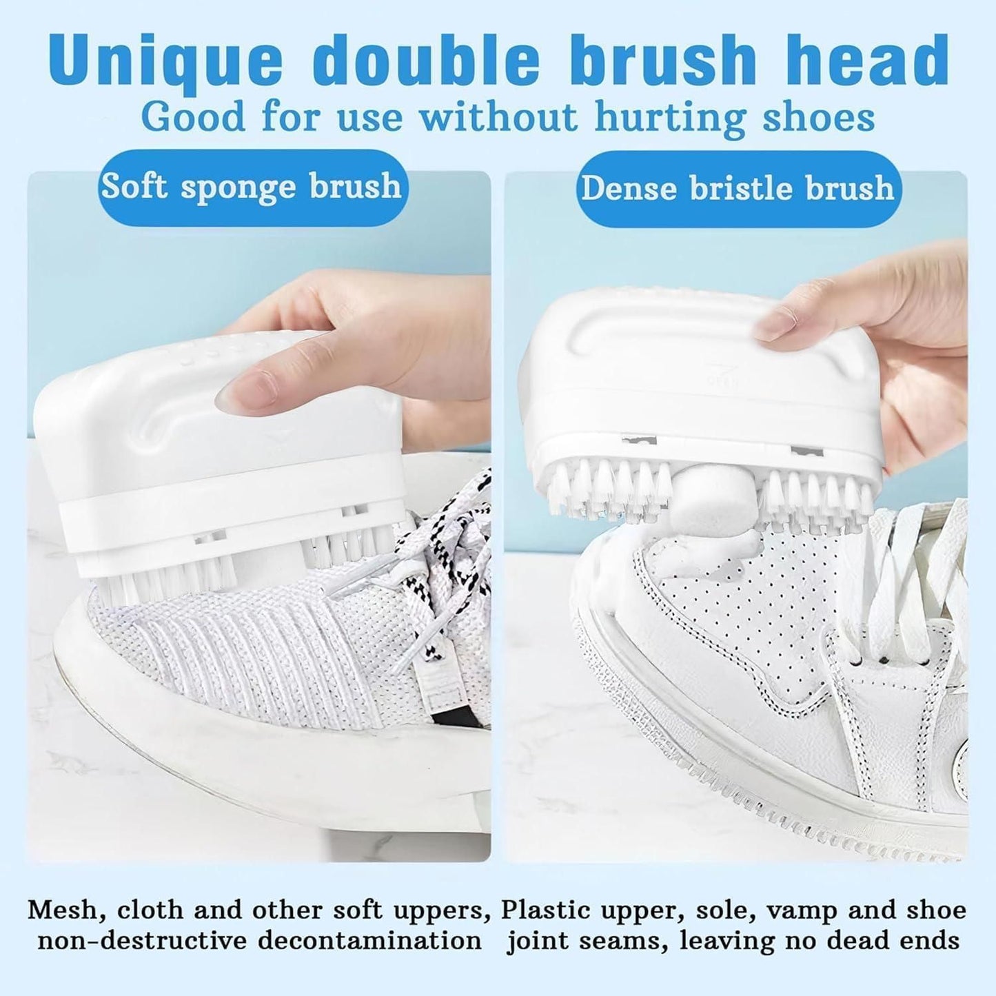 2-in-1 Shoe Cleaning Brush – Deep Clean for Sneakers & Shoes