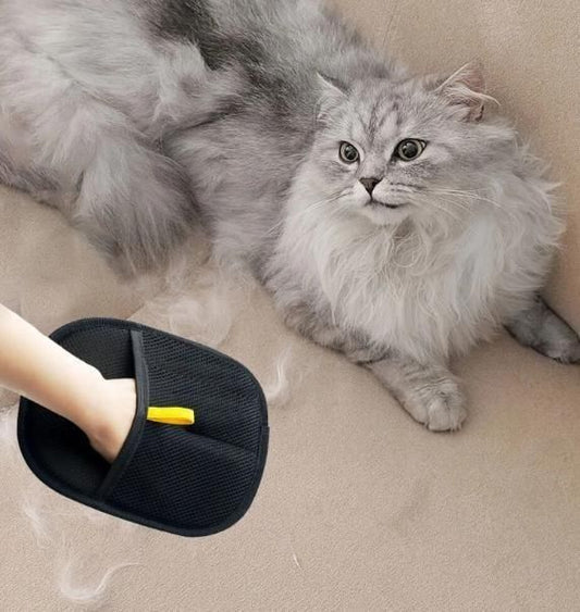 Pet Hair Remover Glove for Clothes, Bedsheets & Furniture